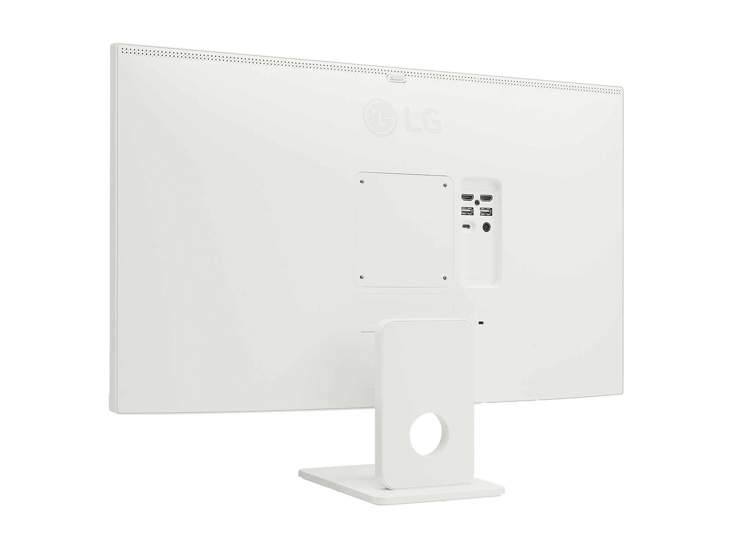 LG 27U731SA-W - Smart moniteur - 27p -3840 x 2160 4K 60 Hz - IPS - 350 cd/m² - 1000:1 - HDR10 -5ms - 2xHDMI- haut-parleurs- Blanc