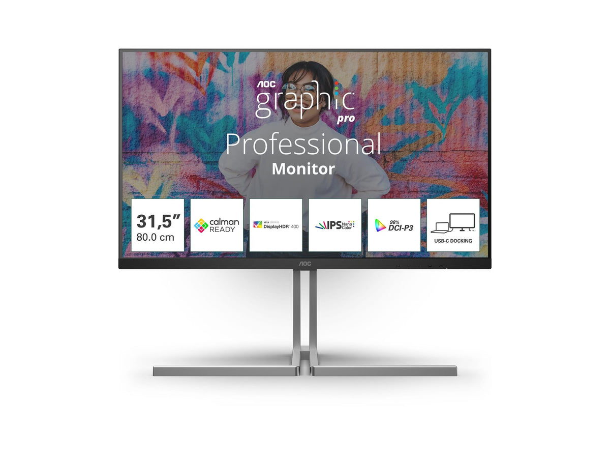AOC U32U3CV 31.5p Nano IPS WLED UHD 60Hz HDMI