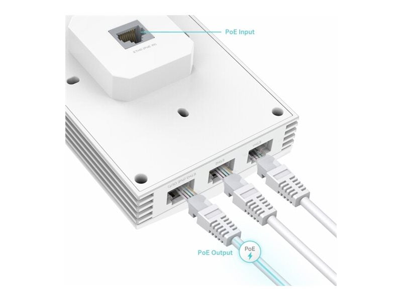 TP-LINK EAP655-WALL Applique murale avec Switch PoE+ SDN WiFi 6 AX3000
