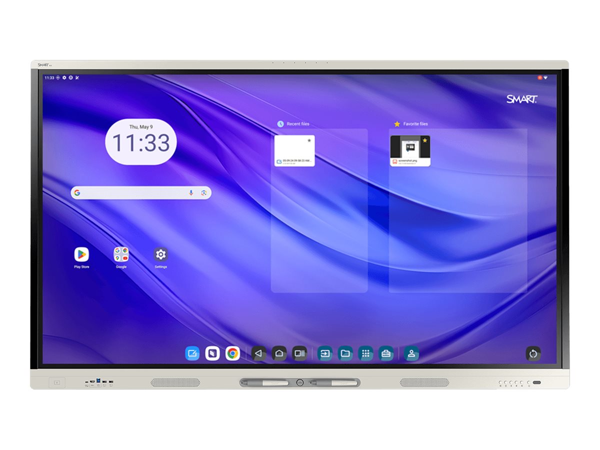 SMART Board MX286-V5 86p UHD 4K Pro series interactive display with iQ