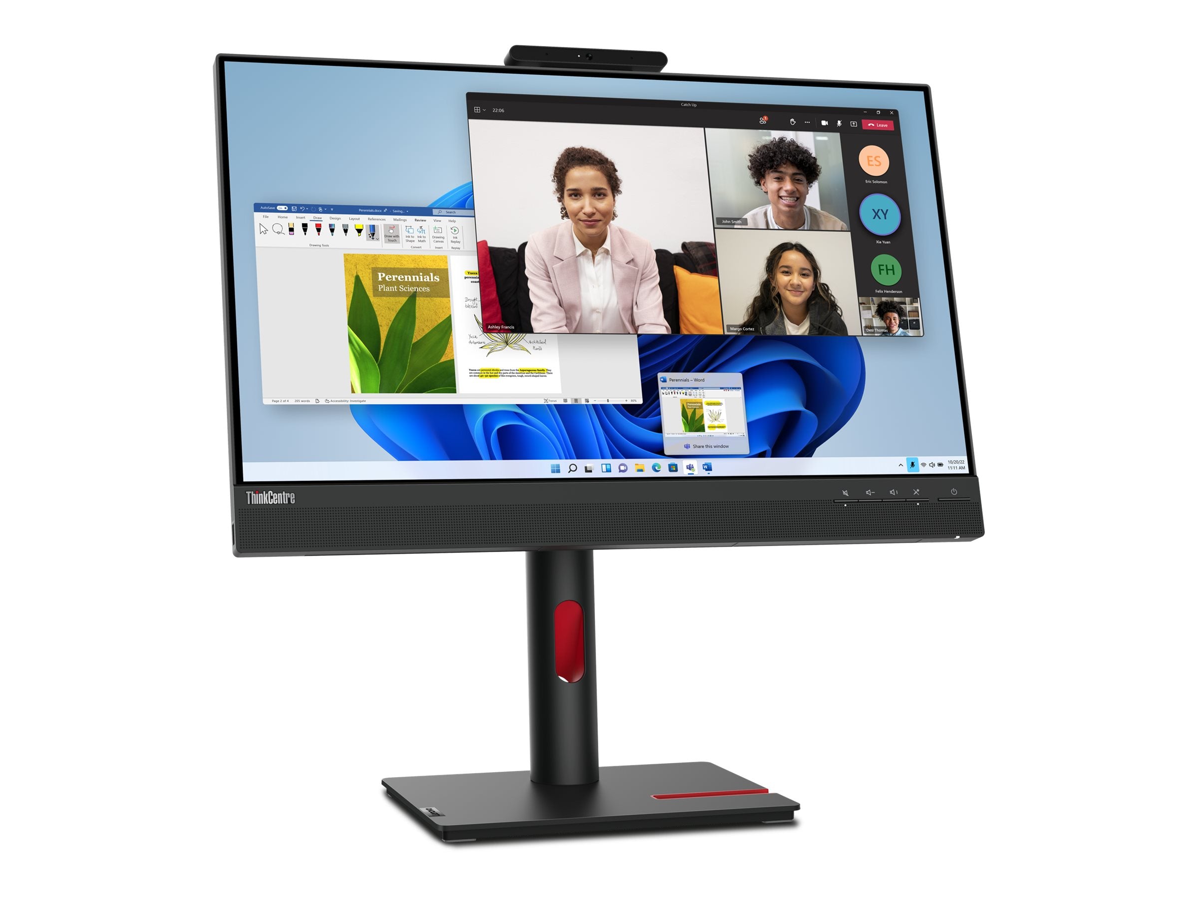 LENOVO ThinkCentre Tiny-in-One 24 Gen 5 LED Écran 23.8p touchscreen 1920x1080 Full HD (1080p) HDMI DisplayPort speakers 3y