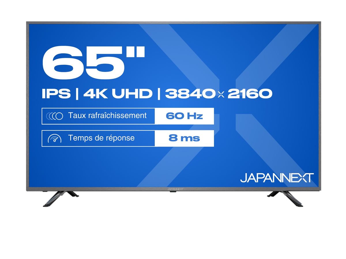 JAPANNEXT JNIPS550UHD60F Ecran LED 55 4K UHD (3840x2160) à 60Hz IPS 320 cd/m