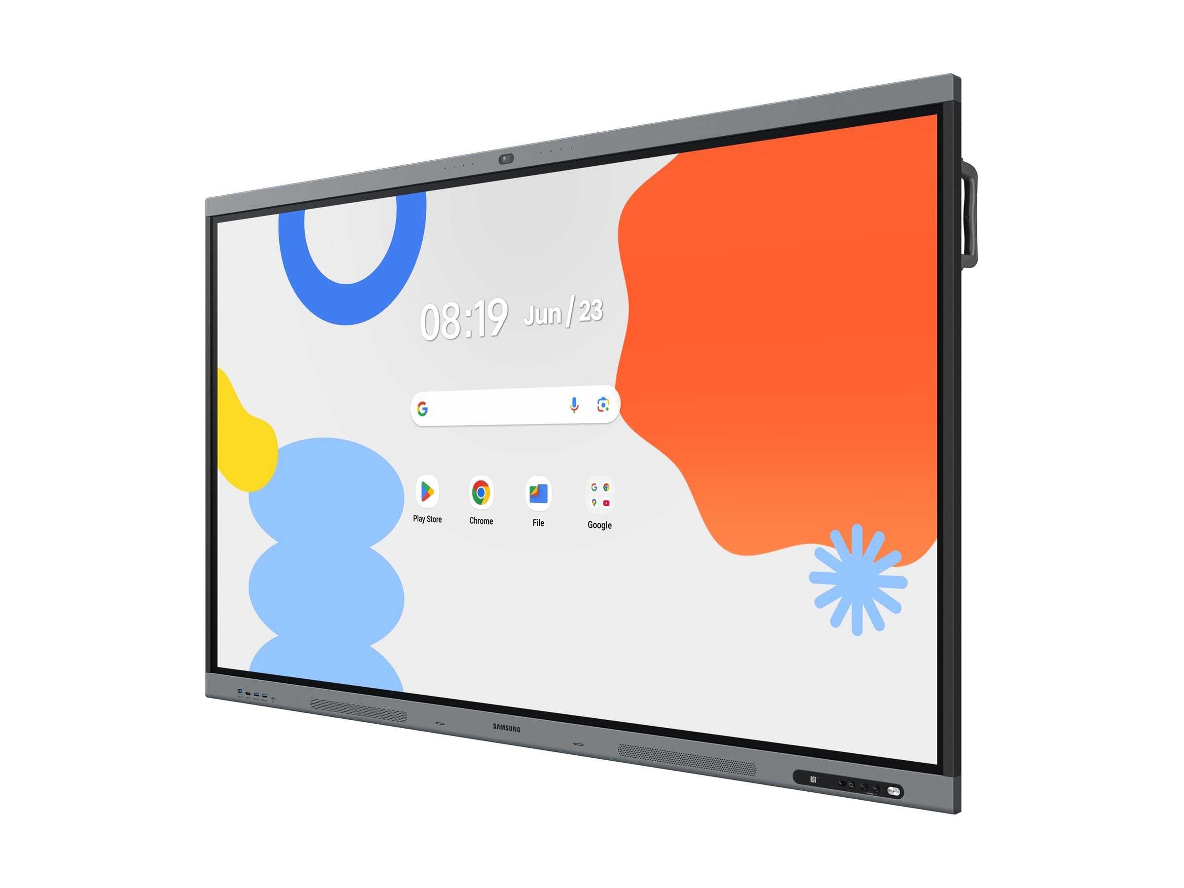 SAMSUNG WAFX-P Eboard WA65FX-P 65p Android 15 EDLA Octacore 16Go RAM 128Go storage UHD IR Touch 3xHDMI USB-C PD 65W 48Mpixel auto