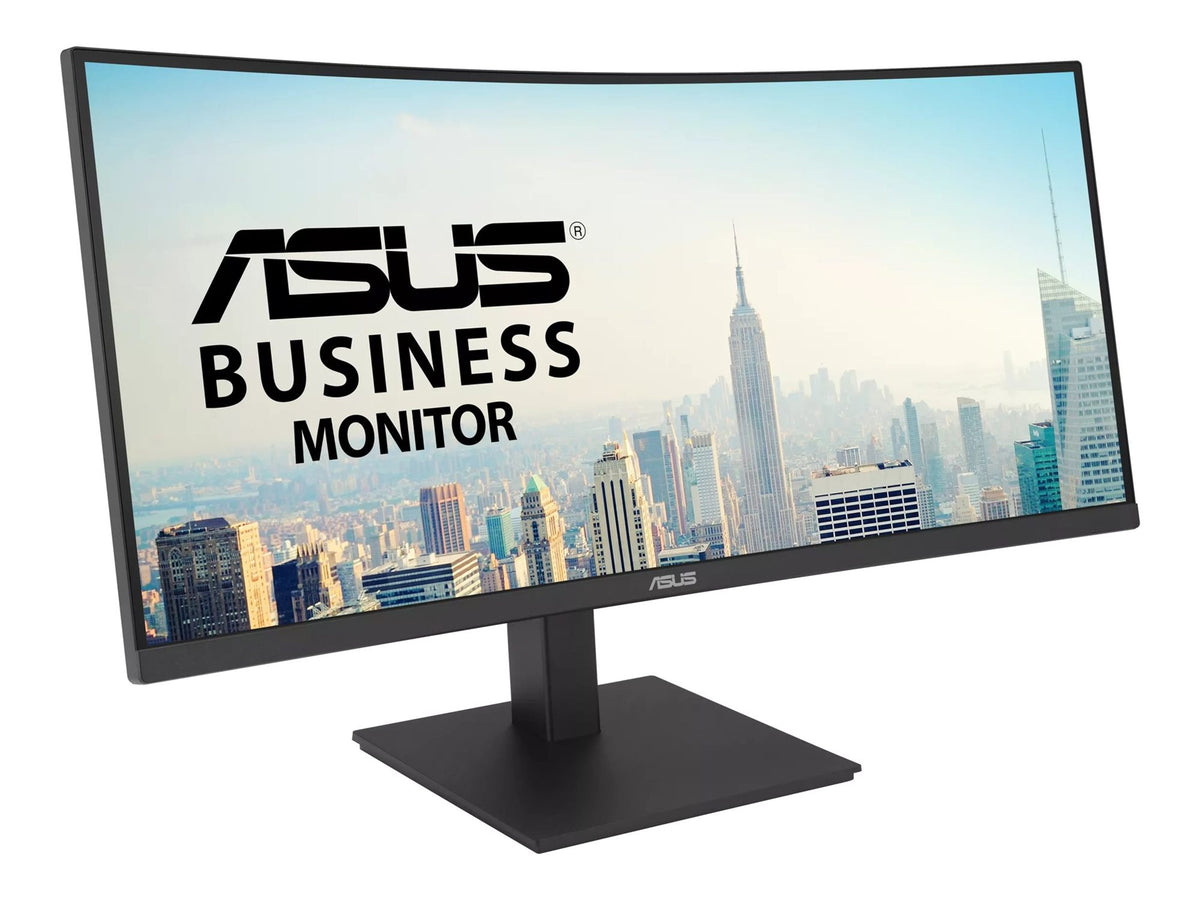 ASUS VA34VCPSR 34p VA WLED Curved 1500R UWQHD 21:9 100Hz 300cd/m2 4ms HDMI DP USB-C USB hub 3xUSB 3.2 G1 Type-A RJ45 Black