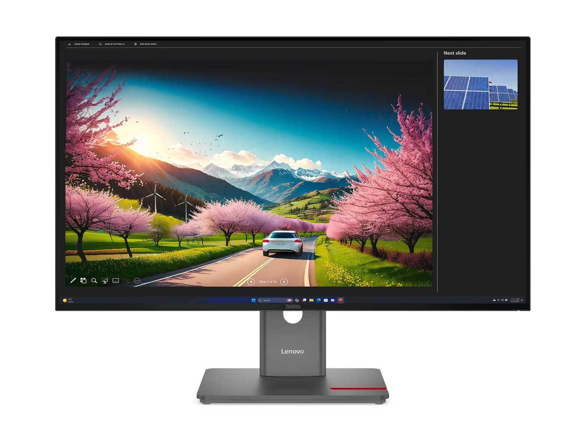 LENOVO ThinkVision P32UD-40 LED Écran 32p 31.5p 3840x2160 4K 120Hz IPS 350cd/m2 HDR10 2xThunderbolt 4 2xDisplayPort HDMI USB
