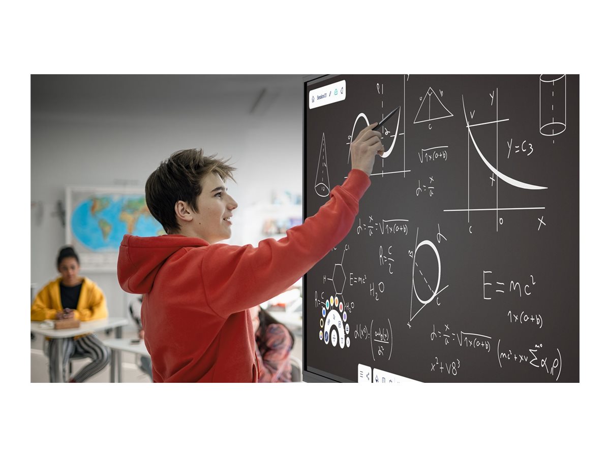 OPTOMA 5863RK 86p 400cd/m2 UHD Interactive 4K Multi-Touch-Display Android 13 Integrated Google Play Store