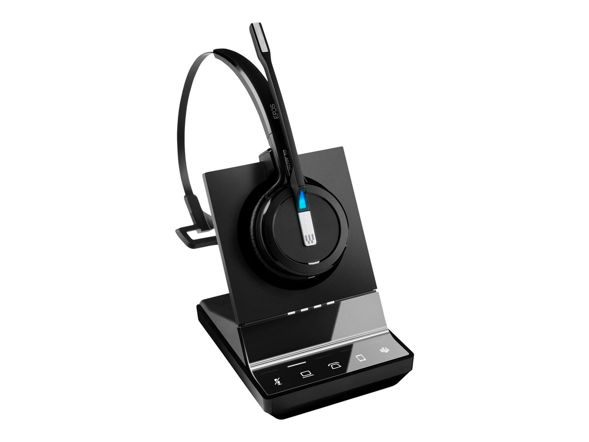 EPOS IMPACT SDW 5016T EU/UK/AUS Wireless DECT Office Headset with base station for phone mobile and PC BT dongle Teams certified