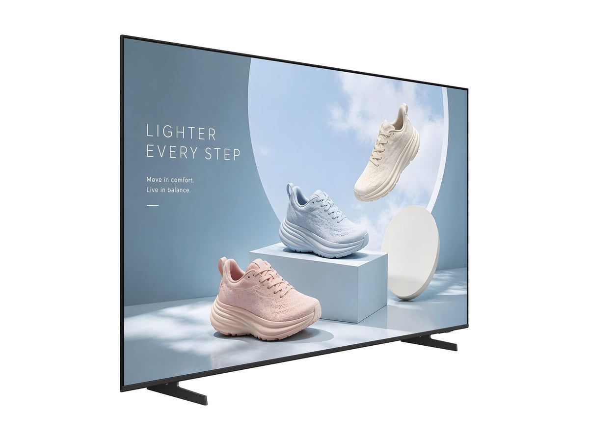 SAMSUNG BE75HX-H 75p Non-tactile UHD 4K 3840x2160 16:9 300nit 16/7 Tuner Biz TV App Tizen 8.0 HP 2x10W 3 ans