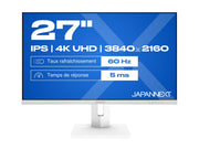 JAPANNEXT JNIPS270UHD60FC65WHSPW  Ecran LED 27  4KUHD(3840x2160)60Hz  IPS(HADS)