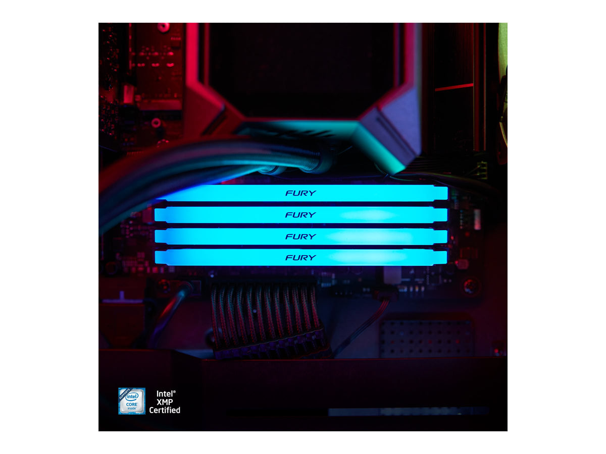 KINGSTON 32Go 3200MT/s DDR4 CL16 DIMM FURY Beast RGB