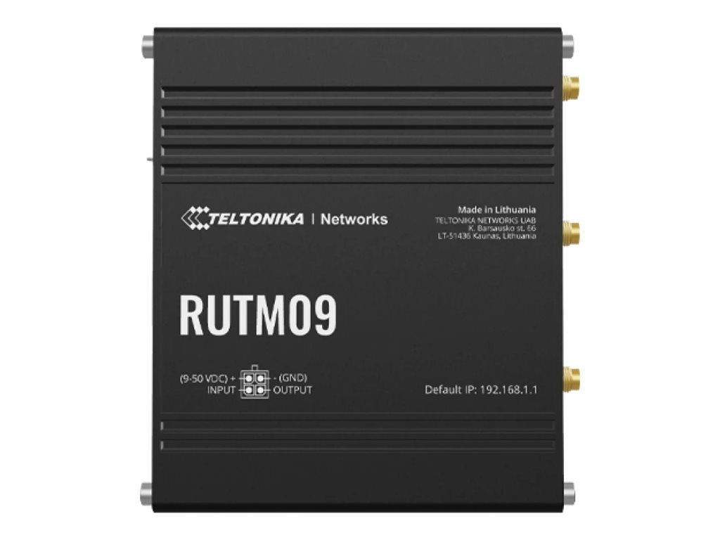 TELTONIKA NETWORKS RUTM09 DUAL SIM 4G/LTE/GNSS 4x RJ45-Ports router