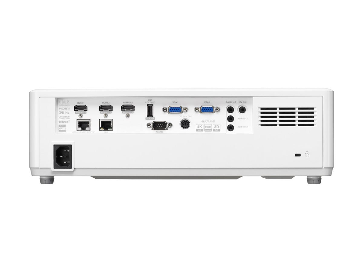 OPTOMA ZK708T - Projecteur DLP - laser - 3D - 7000 lumens - 3840 x 2160 - 16:9 - 4K - LAN - blanc