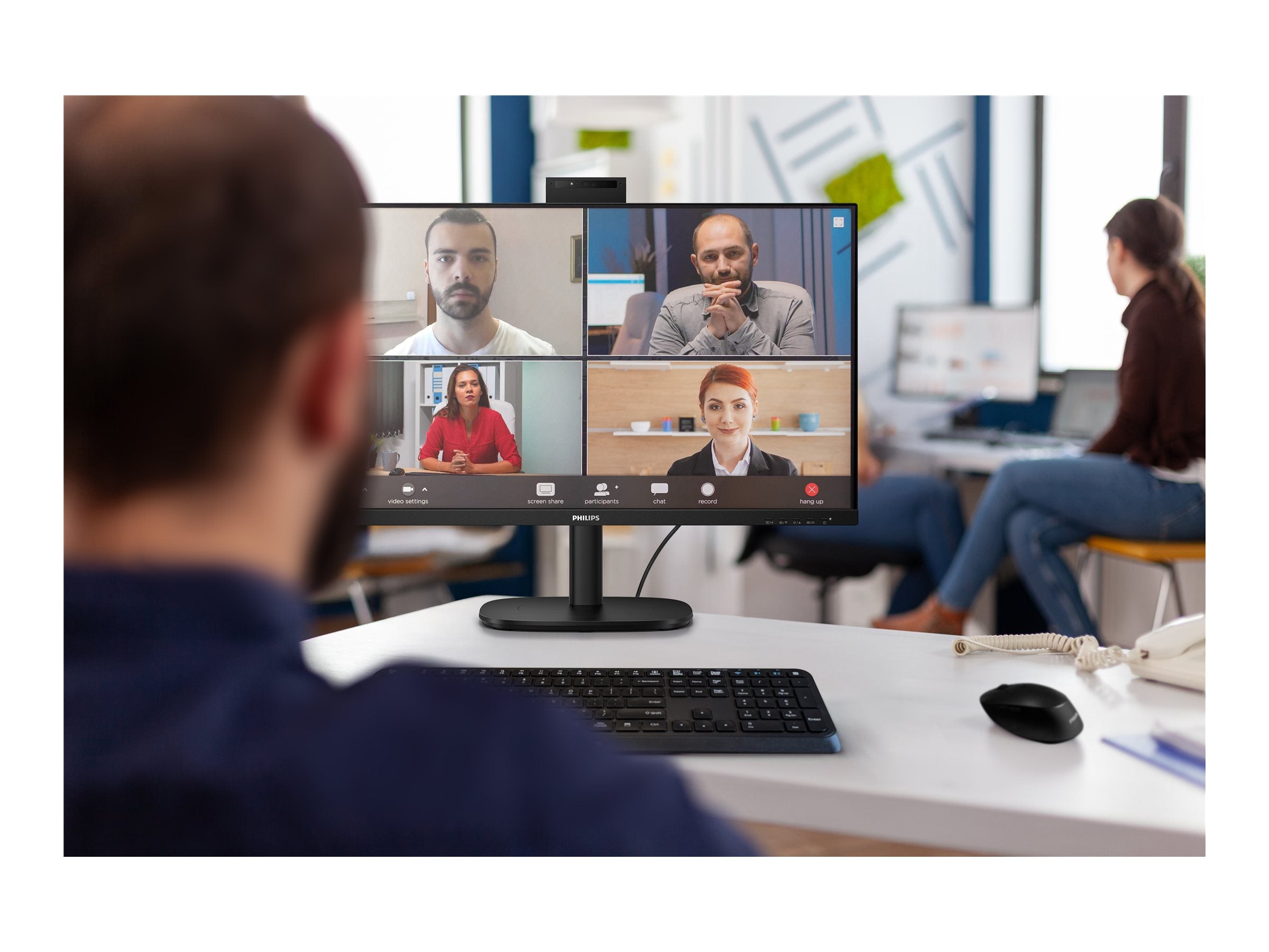 PHILIPS 32B2U3601H/00 31.5p QHD 16:9 IPS 100Hz HAS 180mm HDMI 2.0 DP 1.4 USB-C