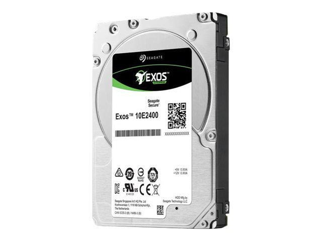 SEAGATE EXOS 10E2400 1.2To HDD 512N SED 10000rpm 128Mo cache SAS 12Go/s 2.5p BLK