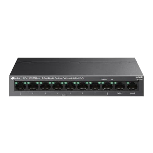 8-Port 10/100Mbps+2-Port Gigabit Deskt