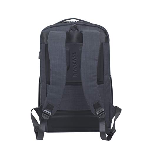 Sac à dos business  17,3", Port USB-A, Polyester ECO noir ch