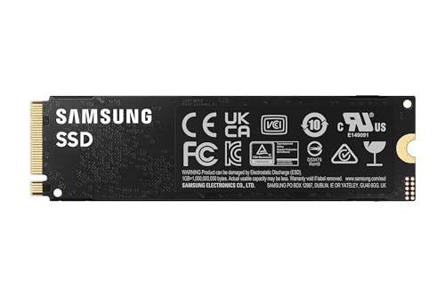 Samsung MZ-V9P4T0BW 4 To 990 PRO M2 SSD 7450 Mo/s Lecture 6900 Mo/s Écriture