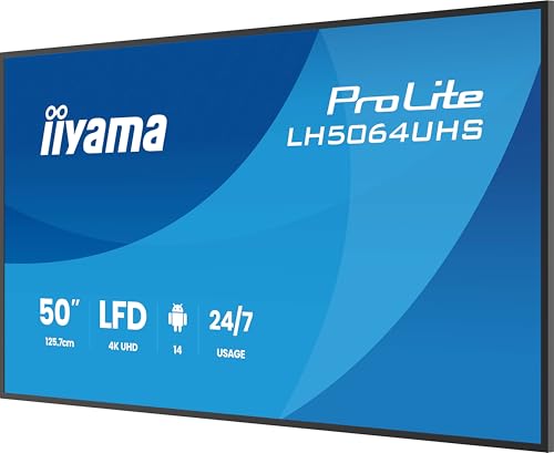 50" 3840x2160 UHD IPS Haze 25% 500cd
