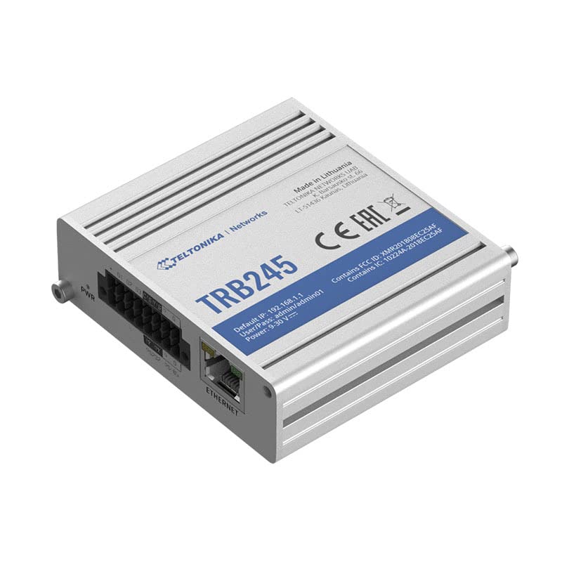 TELTONIKA NETWORKS TRB245 LTE/4G Industrial Gateway