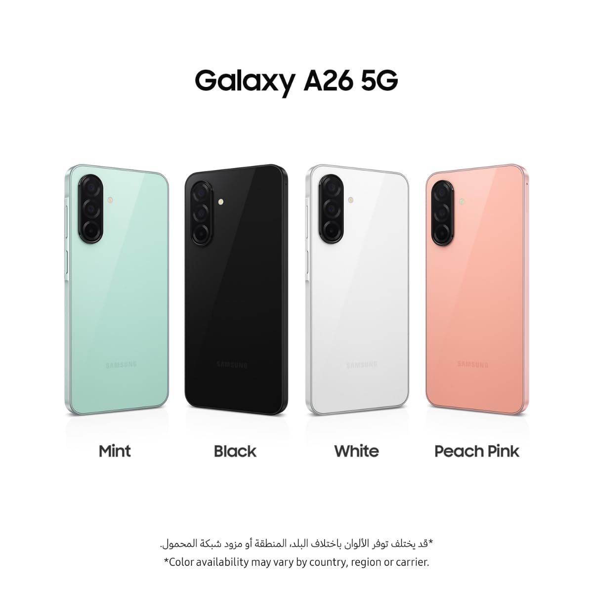 Samsung A266 Galaxy A26 (Double Sim - 6.7'' - 256  Go, 8 Go RAM - Non EU, Garantie 2 ans par HEM) Noir