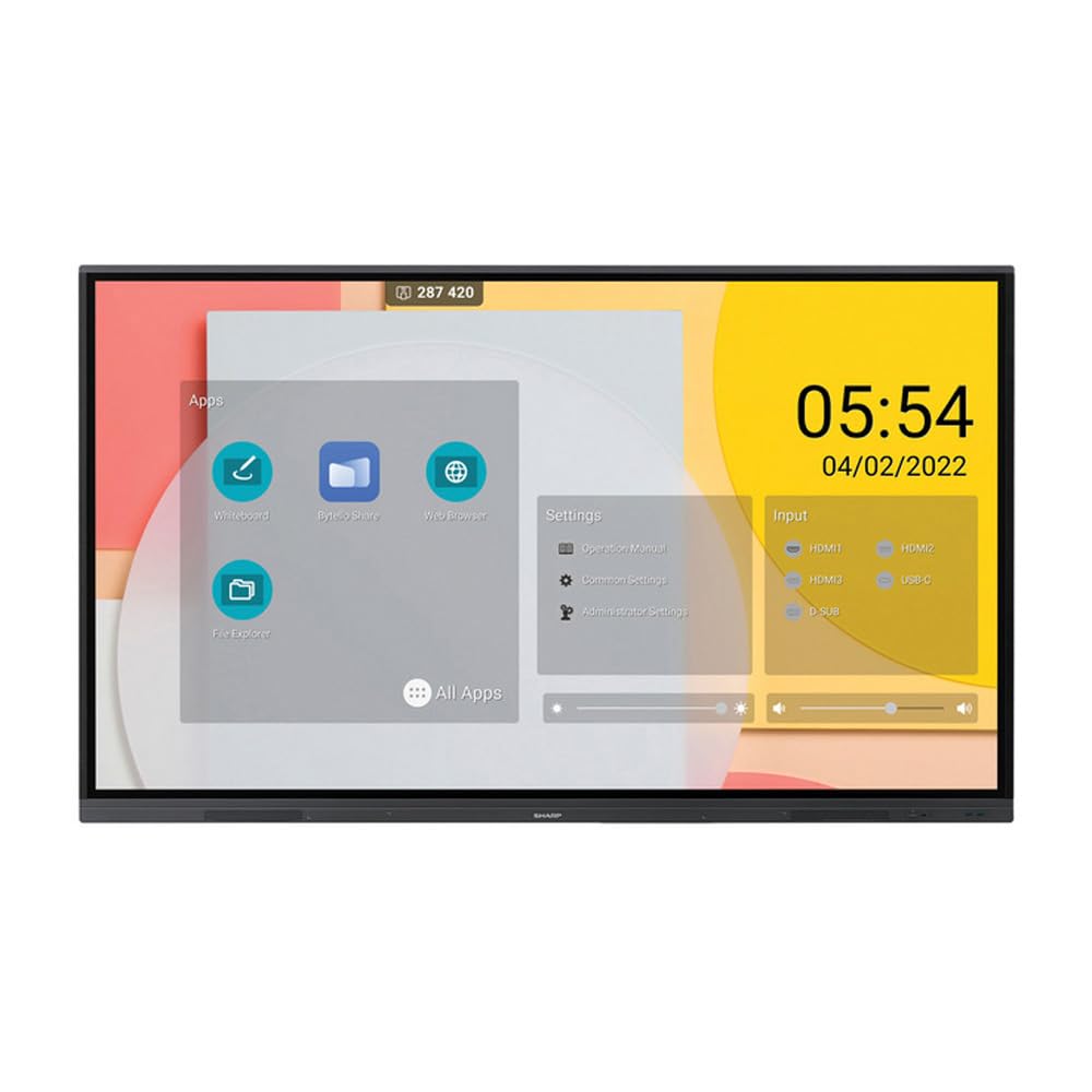 86" 4K UHD LED 20-points 4K InGlass Tou
