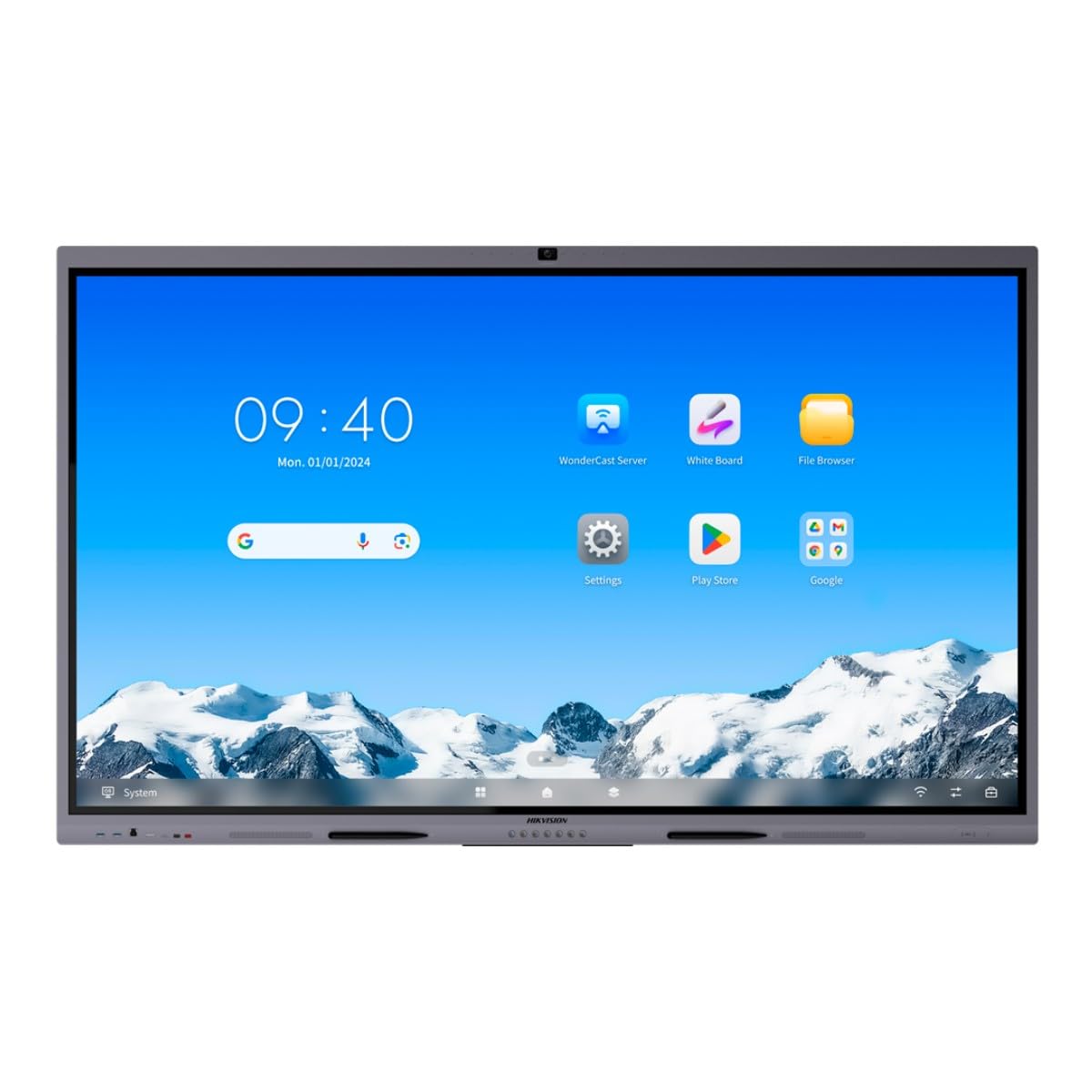 ECRAN HIKVISION 75'' 4K Interactive 3840x2160 16h/7j 480cd/m  VA LED 50pts 5 ms