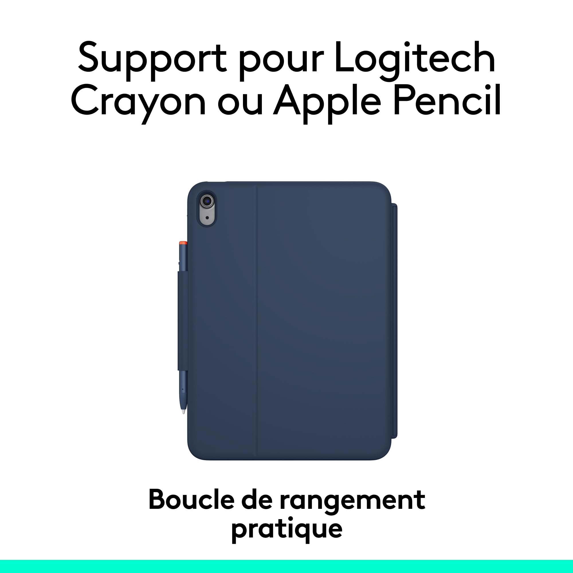 LOGITECH Rugged Combo 4 Touch for iPad 10th gen Classic Blue (FR)
