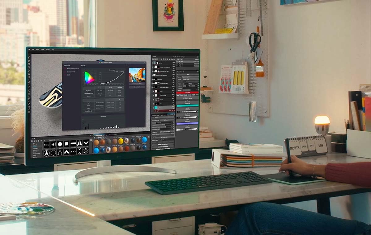 LG 32UQ850V-W 32" - 3840 x 2160 4K @ 60 Hz - IPS - 500 cd/m² - 2000:1 - DisplayHDR 400 - 5 ms - 2xHDMI, DisplayPort, USB-C - HP