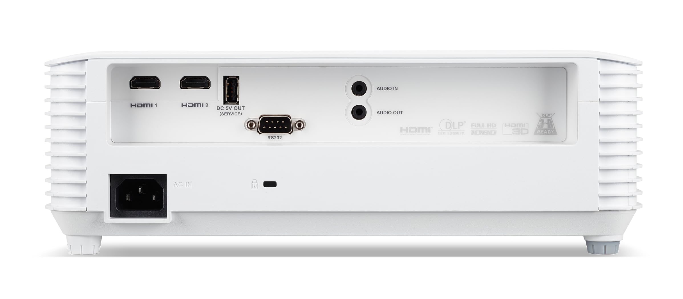 ACER X1528 Projector 1080p 1920x1080 5200 lumens HDMI USB RS232 speakers 3 watt