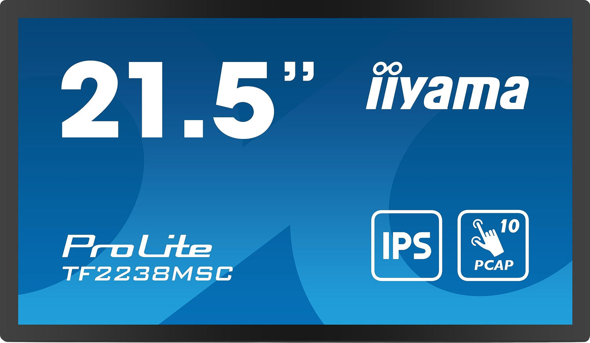 21.5" Bonded PCAP Bezel Free 10P Touch w