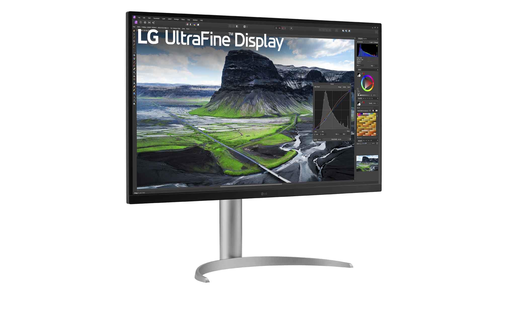 LG 32UQ850V-W 32" - 3840 x 2160 4K @ 60 Hz - IPS - 500 cd/m² - 2000:1 - DisplayHDR 400 - 5 ms - 2xHDMI, DisplayPort, USB-C - HP
