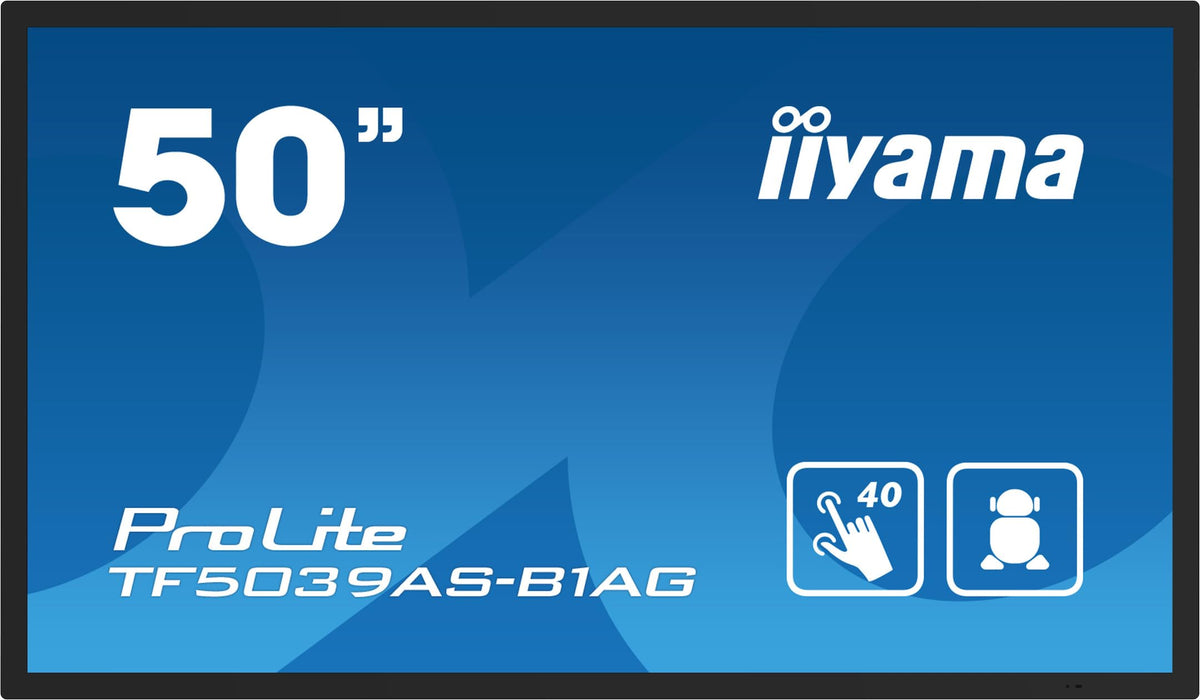 50" Bonded PCAP Anti-glare Bezel Free 40