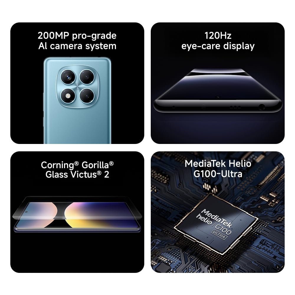 Xiaomi Redmi Note 14 4G (Double Sim - 6.67", 256 Go, 8 Go RAM) Noir - Déstockage - Neuf - Emballage d'origine légèrement endommagé