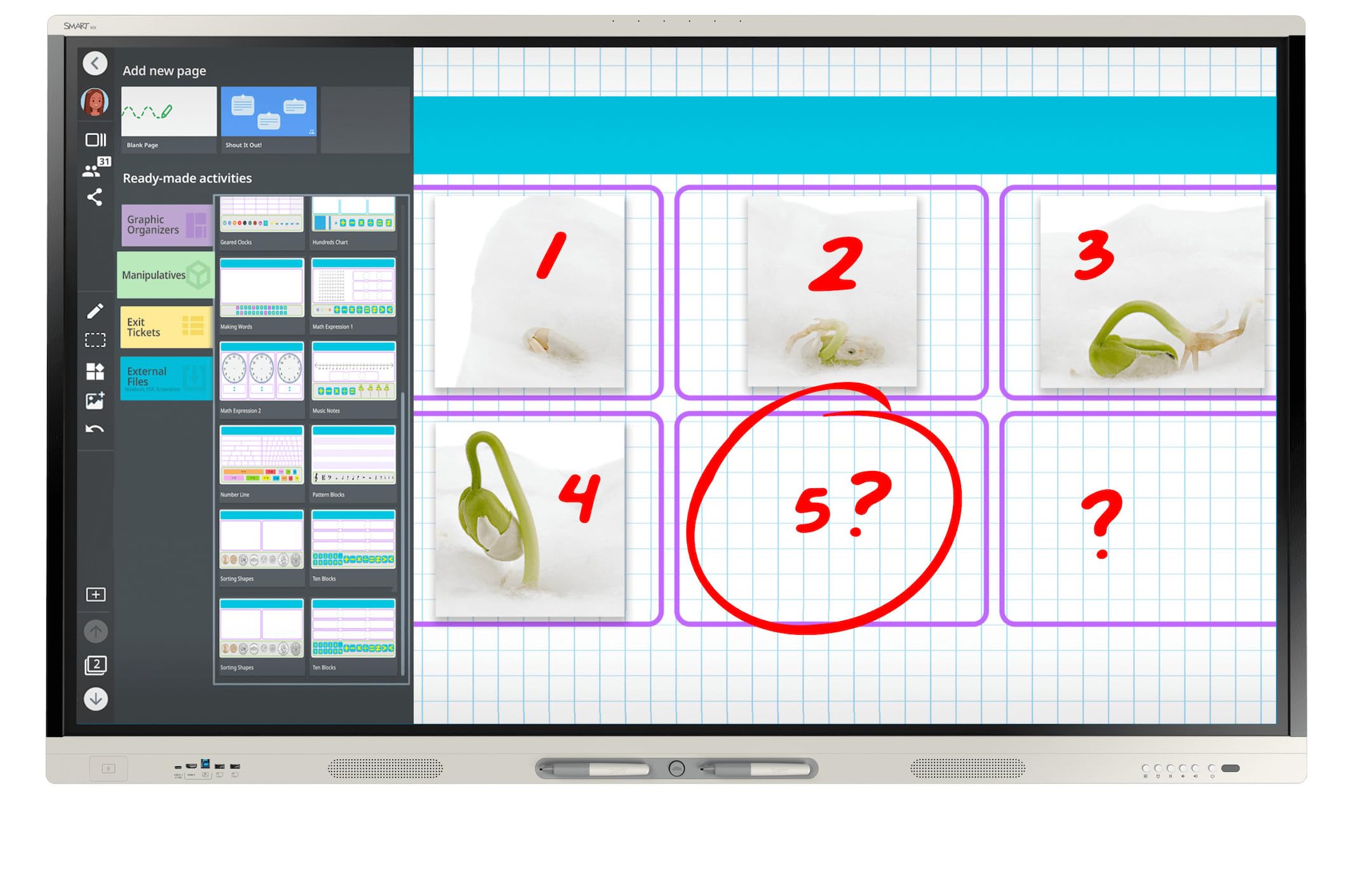 SMART Board MX065-V5 65p 4K Interactive Display with iQ