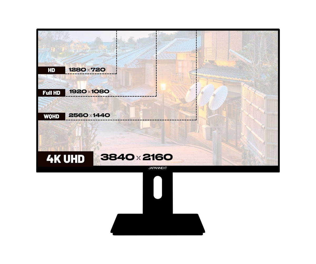 JAPANNEXT JNIPS270UHD60FC65WHSPW  Ecran LED 27  4KUHD(3840x2160)60Hz  IPS(HADS)
