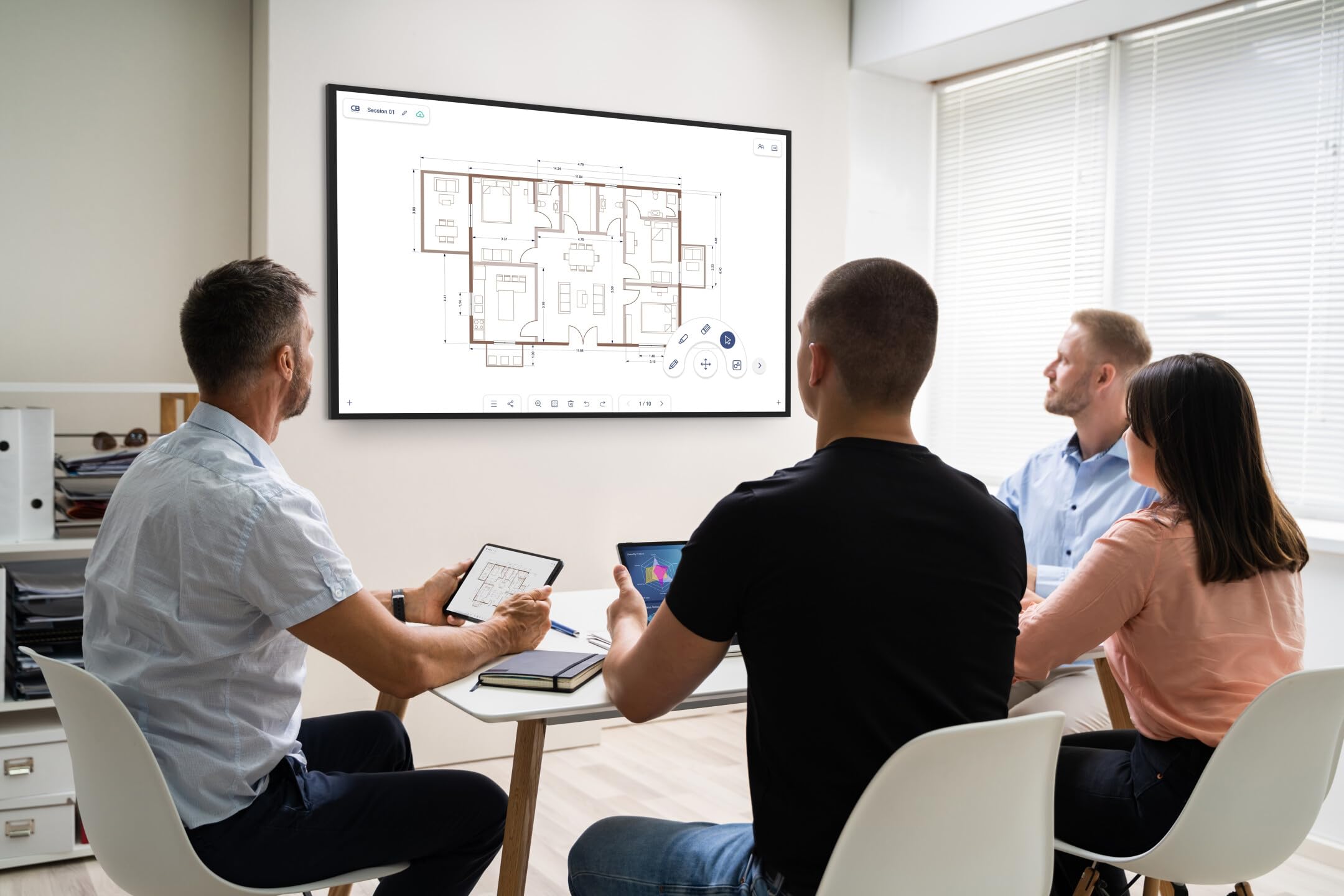 OPTOMA N3651K Écran LED 65" - 4K UHD 24/7j - 4Go/32Go - 450cd/m² Android 11 - ans fil 2.4G/5G - 3H + USB2.0 - USB3.0 - USB-C