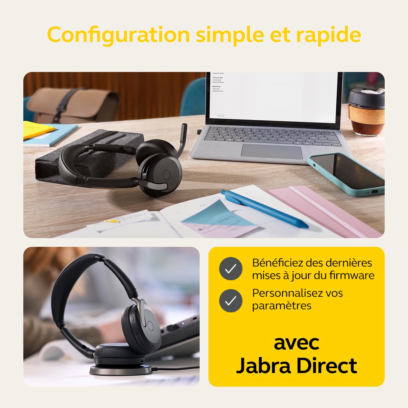 Jabra Evolve2 65 Flex L380a MS StereoWLC