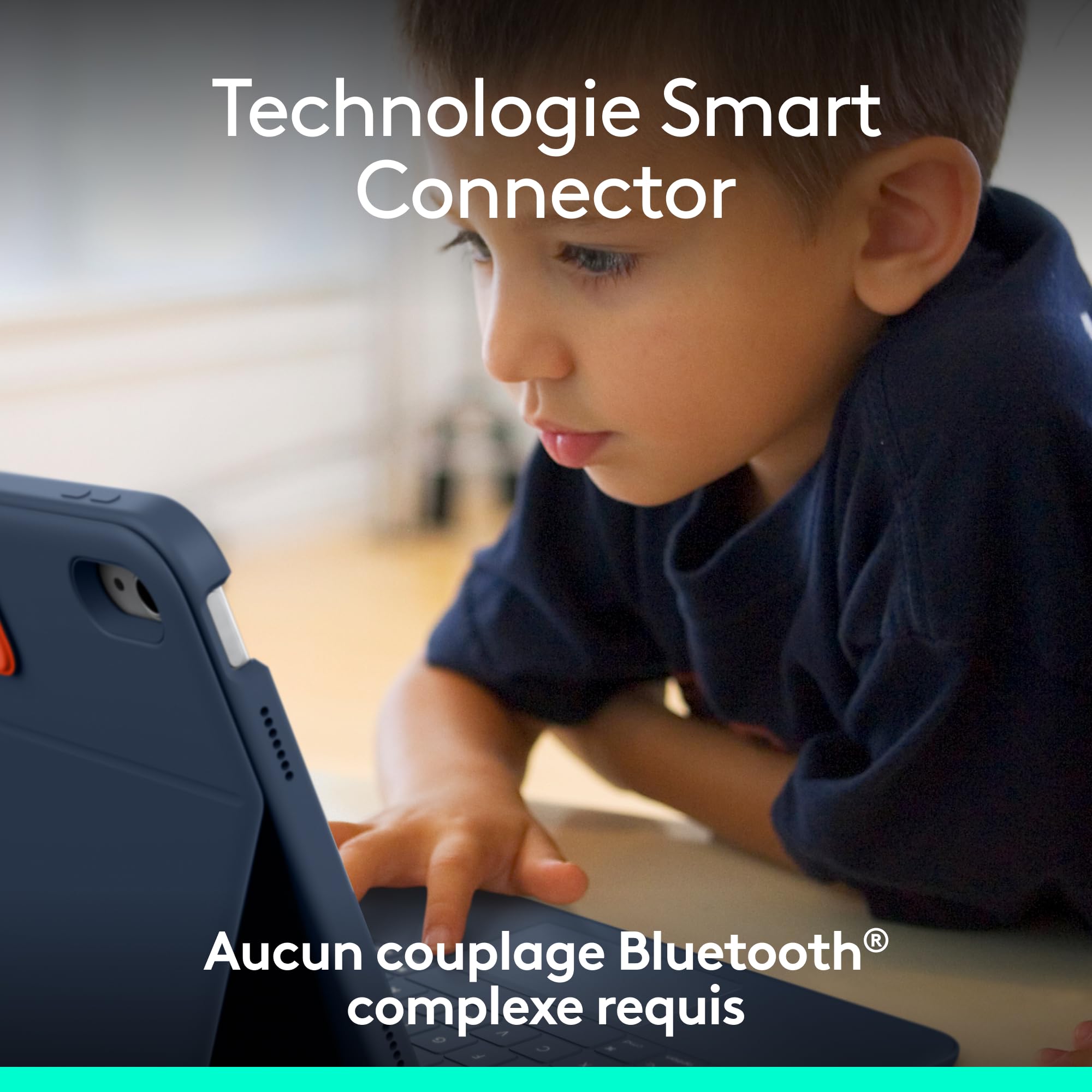LOGITECH Rugged Combo 4 Touch for iPad 10th gen Classic Blue (FR)
