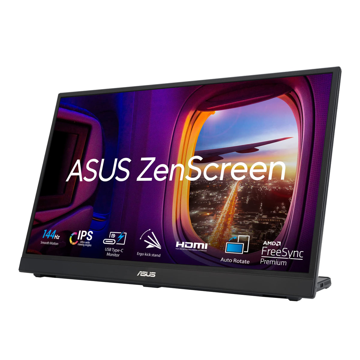 ASUS ZenScreen MB17AHG 17.3p IPS WLED 1920x1080 144Hz 300cd/m2 5ms HDMI USB Type-C