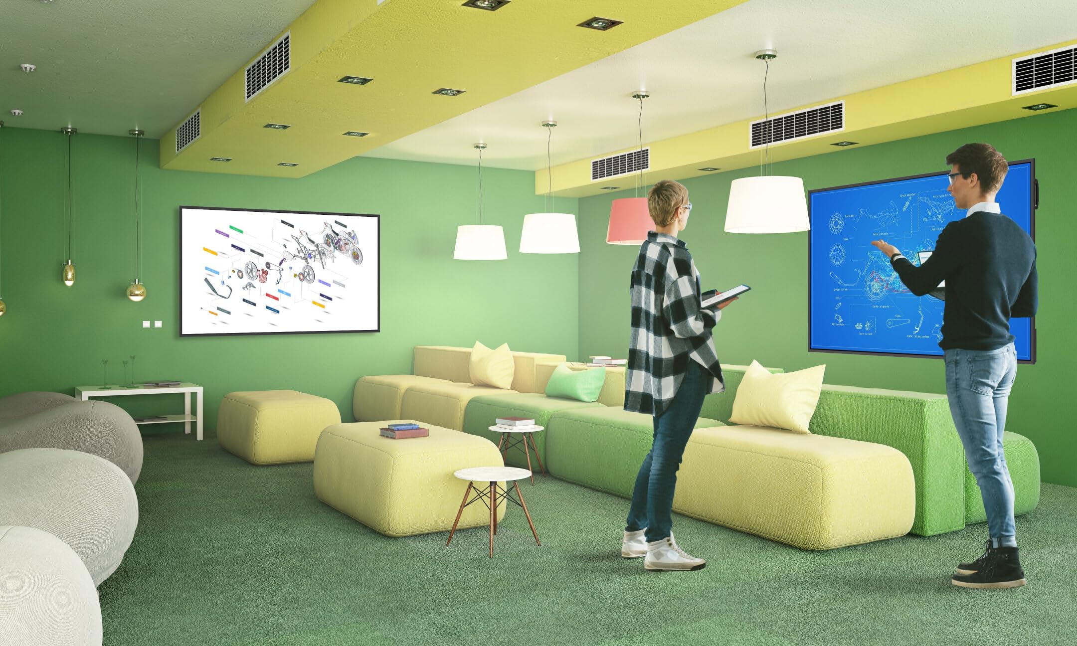 OPTOMA N3651K Écran LED 65" - 4K UHD 24/7j - 4Go/32Go - 450cd/m² Android 11 - ans fil 2.4G/5G - 3H + USB2.0 - USB3.0 - USB-C