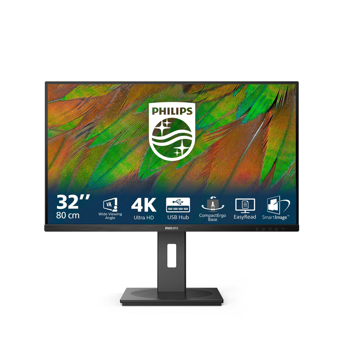 PHILIPS 32B1N3800/00 Ecran 31.5p UHD LED 16:9 VA 60Hz 2xHDMI 2.0 DP 1.4