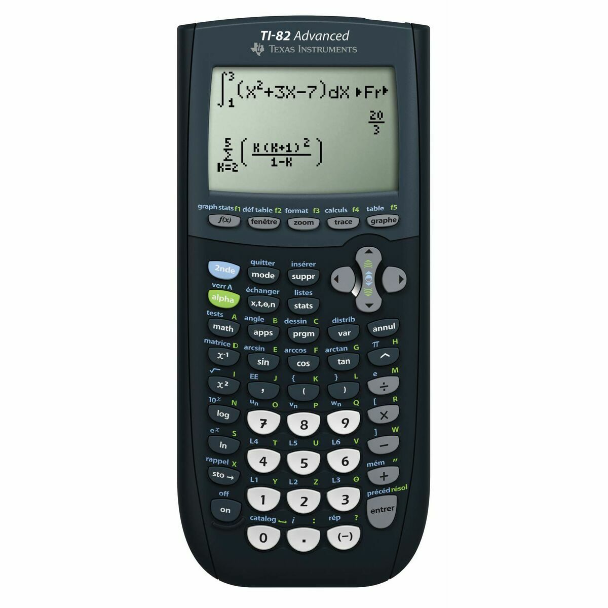 Calculatrice scientifique Texas Instruments Noir