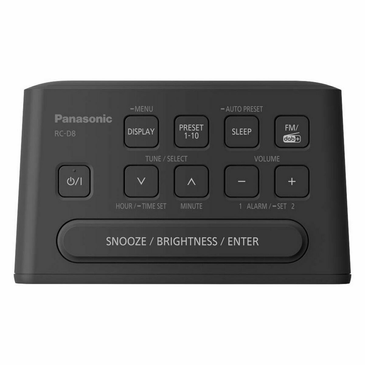 Radio-réveil Panasonic RC-D8EG-K Noir