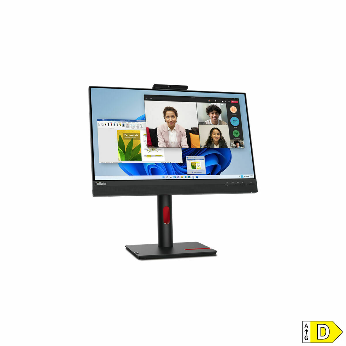 LENOVO ThinkCentre Tiny-in-One 24 Gen 5 LED Écran 23.8p touchscreen 1920x1080 Full HD (1080p) HDMI DisplayPort speakers 3y
