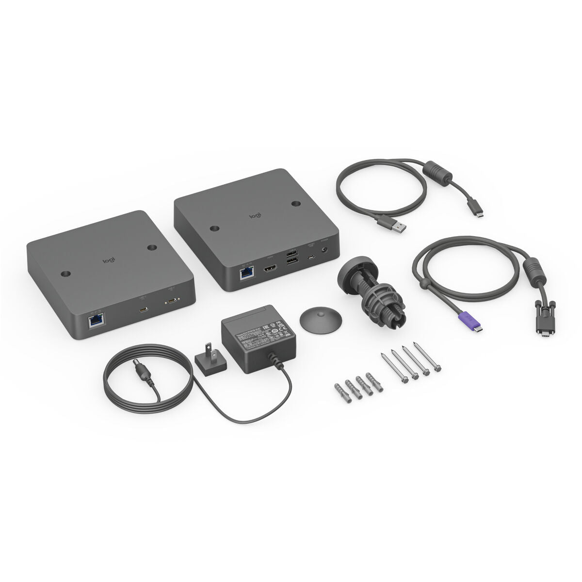 LOGITECH Extend Bring your own meeting to the video conferencing room via a single USB-C cable