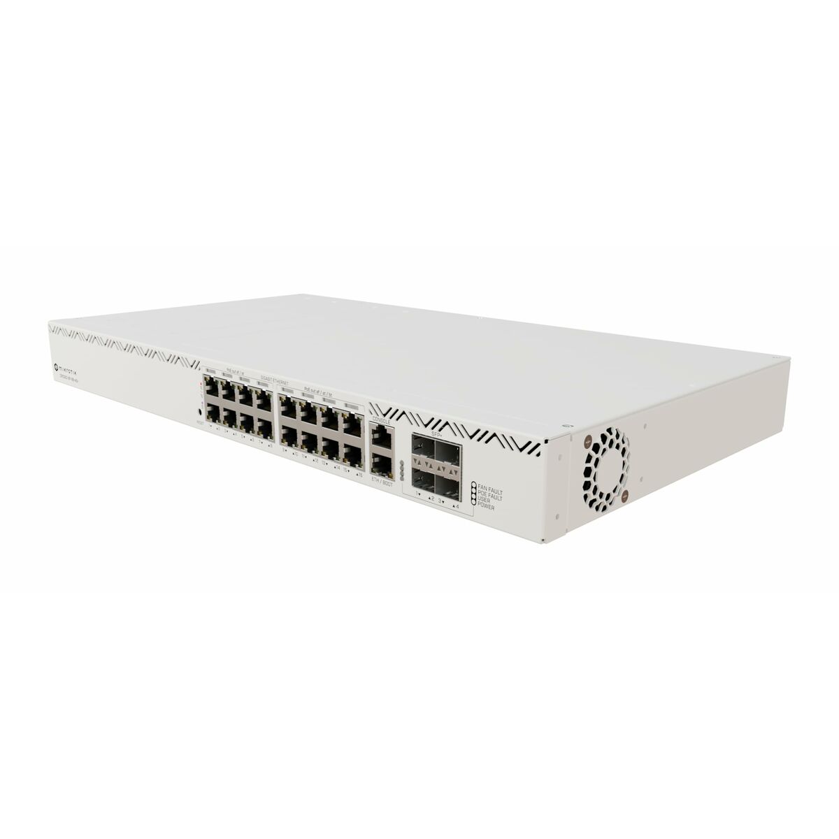 Mikrotik CRS320-8P-8B-4S+RM commutateur réseau Gigabit Ethernet (10/100/1000) Connexion Ethernet, supportant l'alimentation via ce port (PoE) - Déstockage - Neuf - Emballage d'origine légèrement endommagé