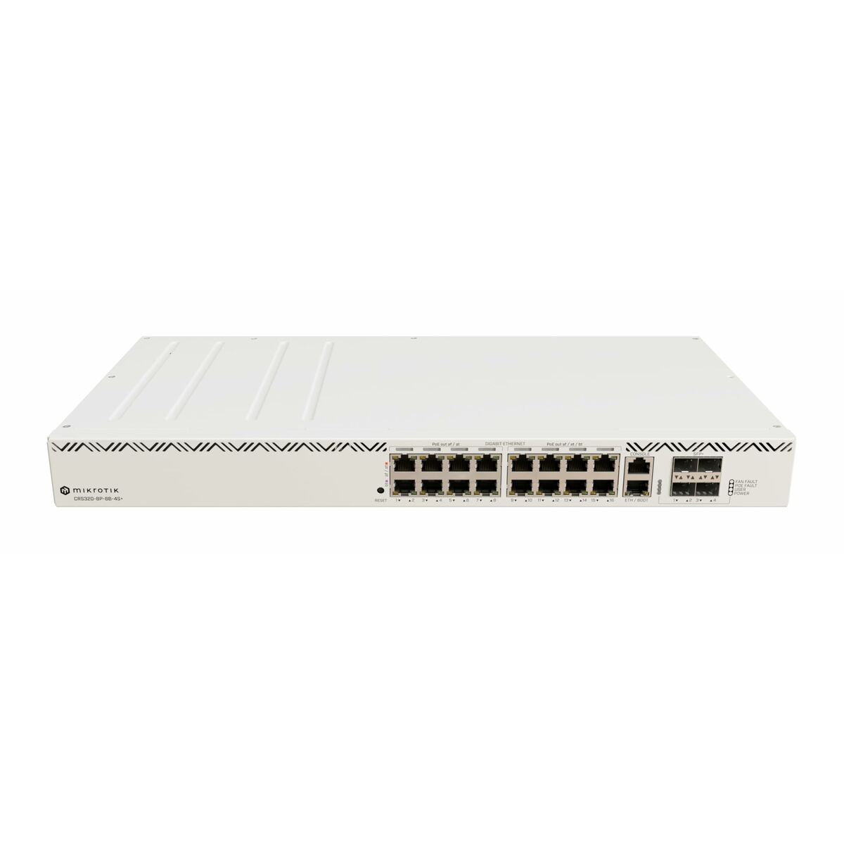 Mikrotik CRS320-8P-8B-4S+RM commutateur réseau Gigabit Ethernet (10/100/1000) Connexion Ethernet, supportant l'alimentation via ce port (PoE) - Déstockage - Neuf - Emballage d'origine légèrement endommagé