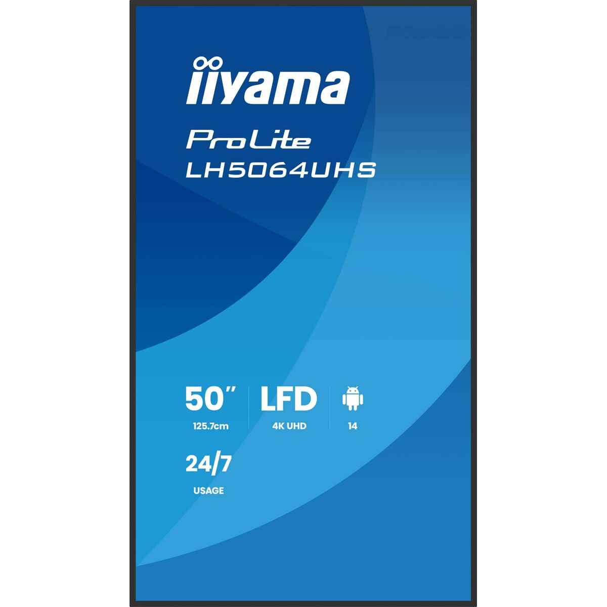 50" 3840x2160 UHD IPS Haze 25% 500cd