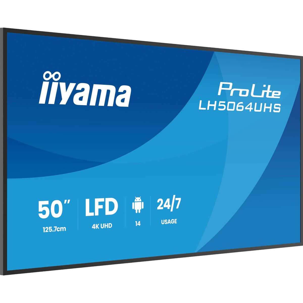 50" 3840x2160 UHD IPS Haze 25% 500cd