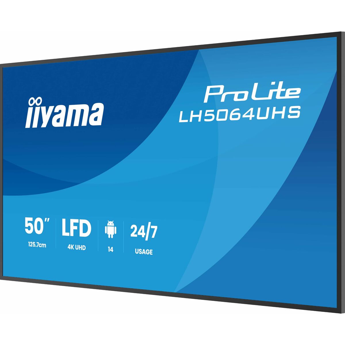 50" 3840x2160 UHD IPS Haze 25% 500cd